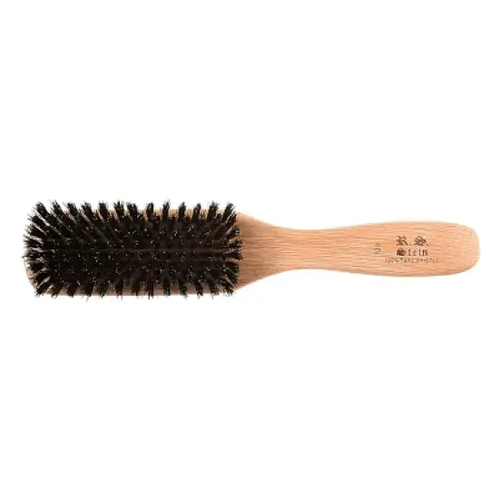 Bass Brushes - Men's Hair Brush Wave Brush with 100% Pure Premium  Natural Boar Bristle FIRM Genuine Natural Wood Handle 8 Row/Wave Style Oak Wood image {5}