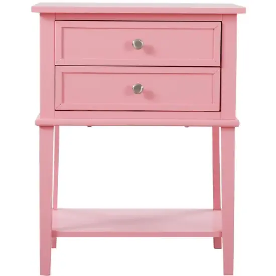 Passion Furniture Newton 2-Drawer Nightstand (28 in. H x 16 in. W x 22 in. D) image {12}