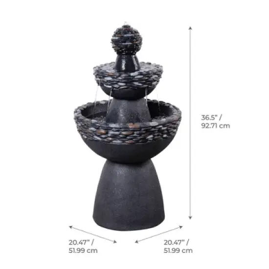 Teamson Home Pedestal Fountain image {4}