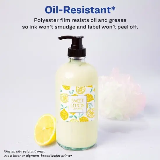 Avery Durable Waterproof Square Labels with Sure Feed, 2" x 2" image {6}