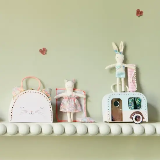 Meri Meri Caravan Bunny Mini Suitcase Doll (Pack of 1) image {6}