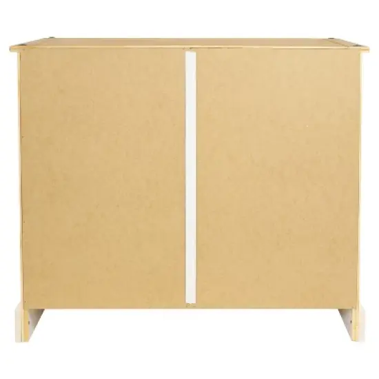 Sunnydaze Kitchen Sideboard Cabinet with 2 Drawers and 2 Doors - Solid Pine Construction image {2}