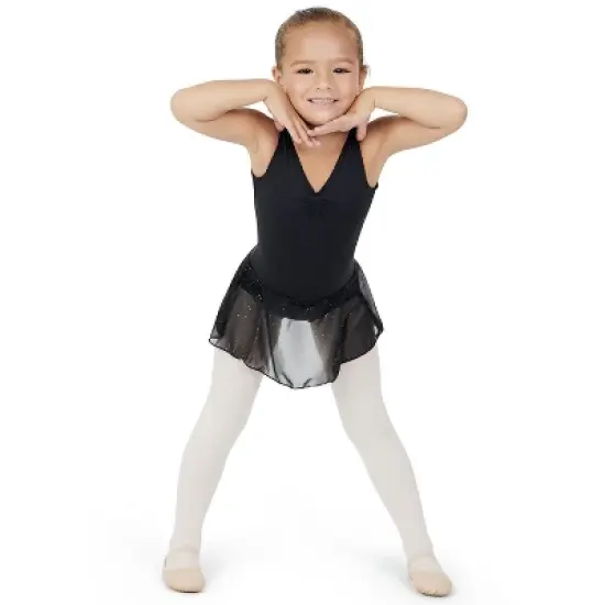 Capezio Pinch Front Tank Dress - Girls image {2}