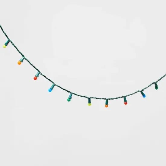 50ct LED Smooth Sphere Christmas String Lights with Green Wire - Wondershop&trade; image {2}