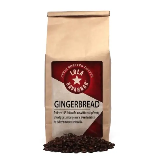 Lola Savannah Gingerbread Whole Bean Caffeinated Coffee - 32oz image {8}