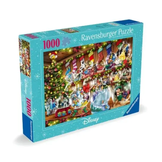 Ravensburger Disney Christmas Snow Globes Jigsaw Puzzle - 1000pc image {4}