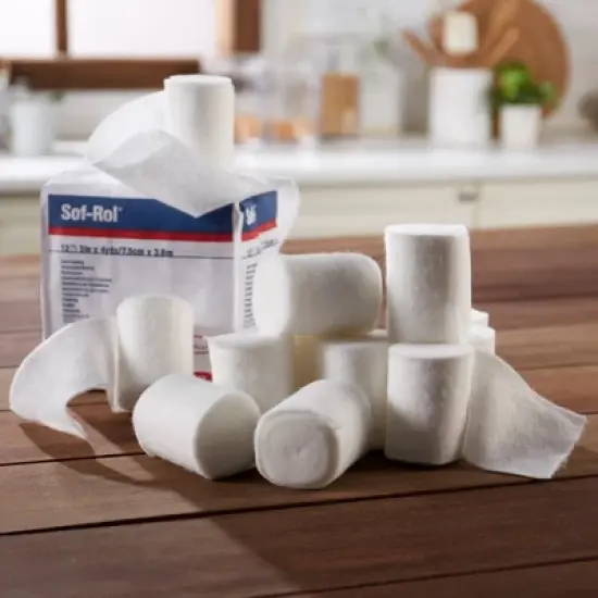 Sof-Rol Undercast Cast Padding Rayon White image {2}