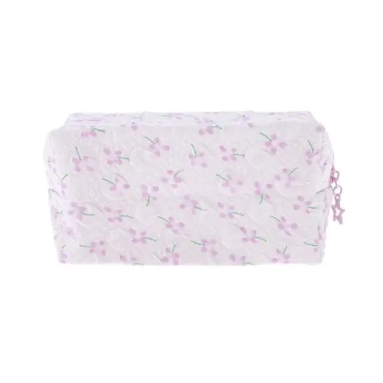 Unique Bargains Floral Pillow Shape Makeup Bag 1 Pc image {3}