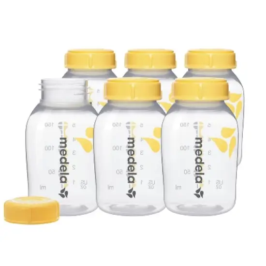 Medela Breast Milk Collection and Storage Bottles with Solid Lids - 6pk/5oz image {7}
