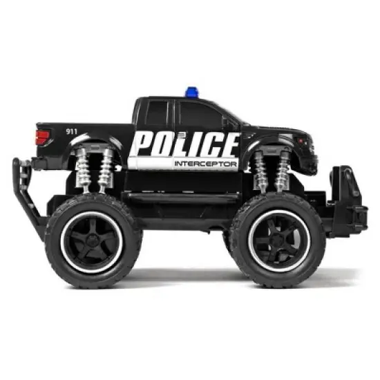 World Tech Toys Ford F-150 SVT Raptor Police Pursuit RTR Electric RC Monster Truck - 1:24 Scale - 2pk image {2}