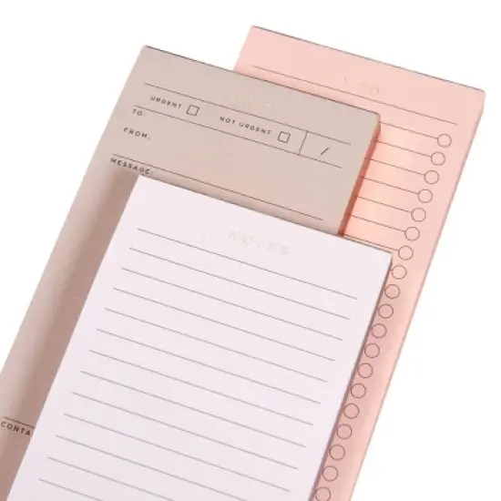 Essential Composition Notepad Set Blush - russell+hazel: Soft Cover, Guided Journal, 5x7", 150 Pages, Foil Accent image {4}