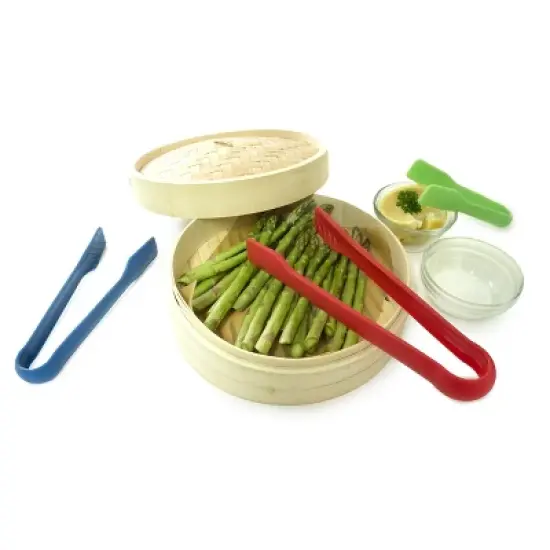 Norpro 3-piece Nesting Tongs Set, Includes 6", 8", and 10" Tongs image {4}