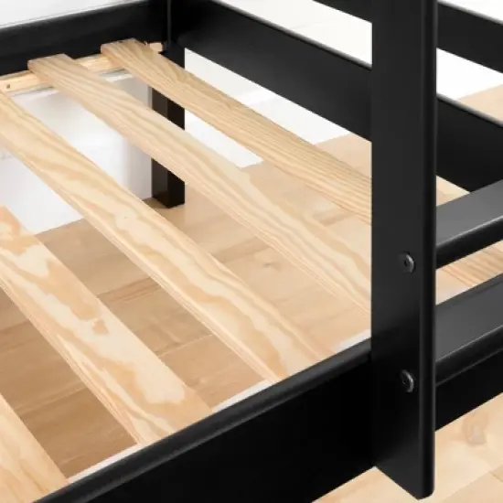 Twin Fakto Solid Wood Bunk Beds  Matte Black  - South Shore image {4}