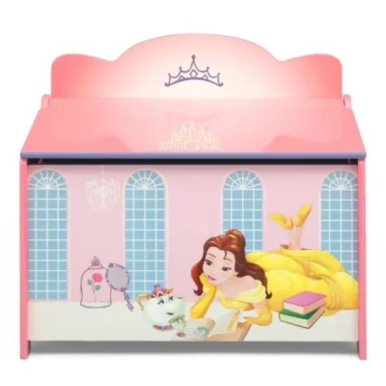 Delta Children Disney Princess Deluxe Toy Box - Greenguard Gold Certified image {3}