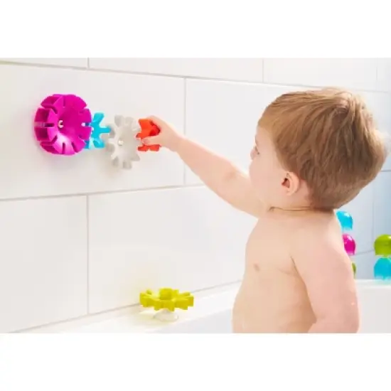 Boon BUNDLE Building Toddler Bath Tub Toy with Pipes Cogs and Tubes image {10}