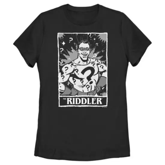 Women's Batman Riddler Tarot T-Shirt image {3}