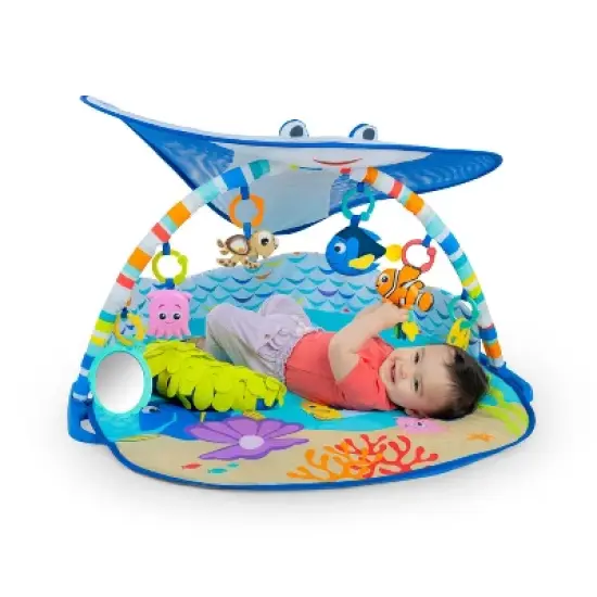 Disney Baby Finding Nemo Mr. Ray Ocean Lights & Music Activity Play Gym image {15}