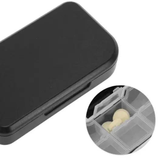 Unique Bargains 6 Grid Waterproof Pill Case 1 Pc image {2}