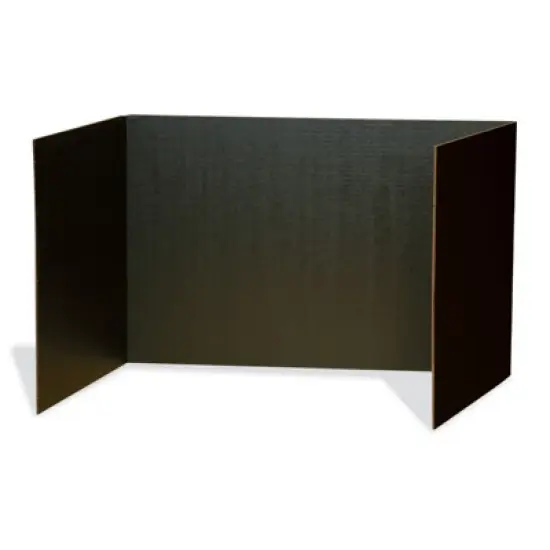 Pacon&reg; Privacy Boards, Black, 48" x 16", 4 Boards image {2}