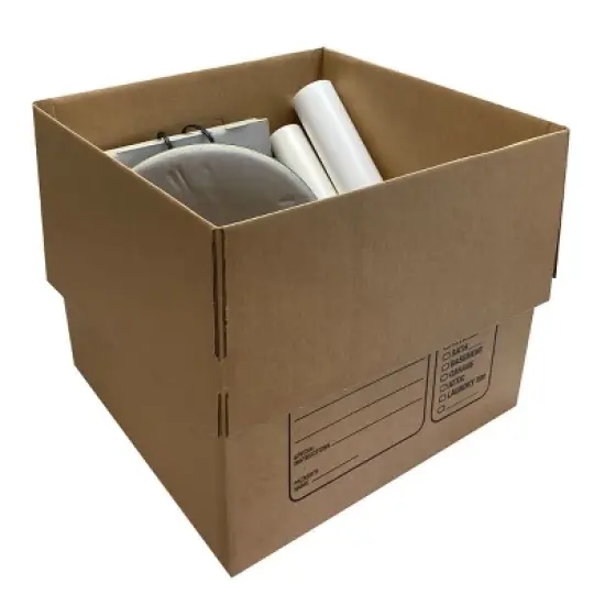 UBMOVE 10 Premium Medium Moving Boxes 18"x18"x16" Cardboard Box image {3}