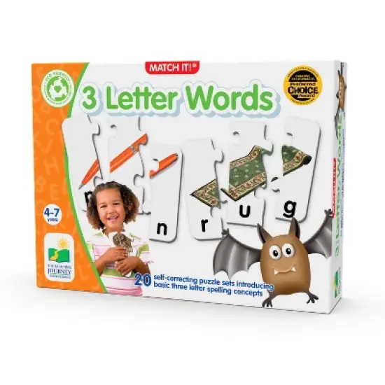 The Learning Journey Match It! - 3 Letter Words image {1}