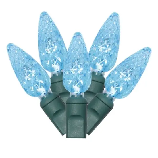 Vickerman C6 LED Single Mold Christmas Light Set image {7}