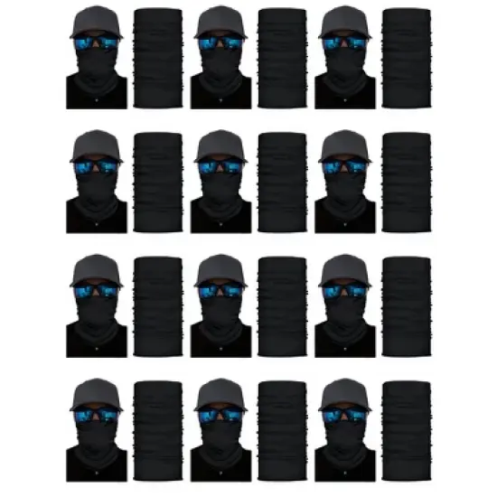 12 Pack Multifunctional Neck Gaiters for Dust Sun Wind and Cold Protection image {6}