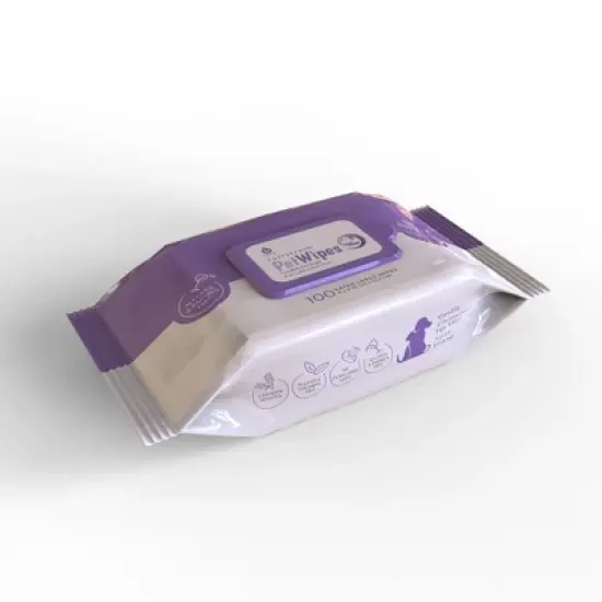 Furry Fresh Pet Wipes - Lavender Scented, 100 Extra Large Wipes image {2}