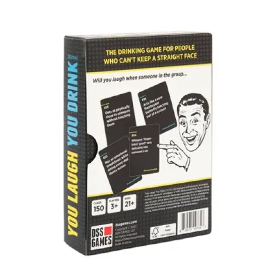 DSS Games You Laugh You Drink Water Card Game image {1}