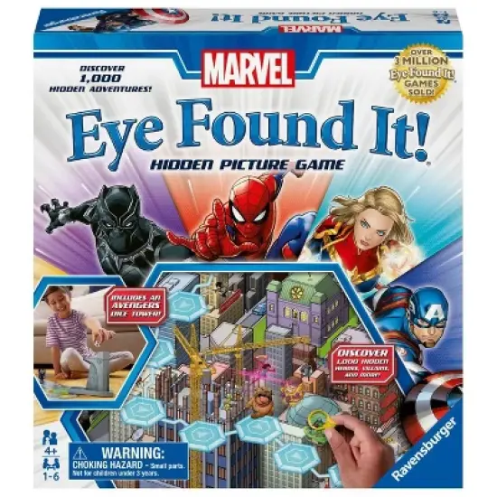 Ravensburger Marvel Eye Found It Board Game: Creative Thinking, 1-6 Players, Includes Cards & Dice image {1}
