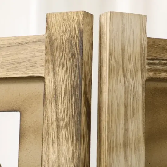 3 Panel Room Divider,5.5' Tall Wood Indoor Portable Folding Privacy Screens,Double Hinged Partition Wall Dividers for Home Office-The Pop Home image {7}