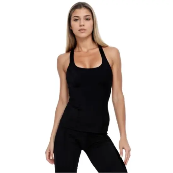 InstantFigure Activewear Compression Racer Back Tank Top AWT020 image {6}