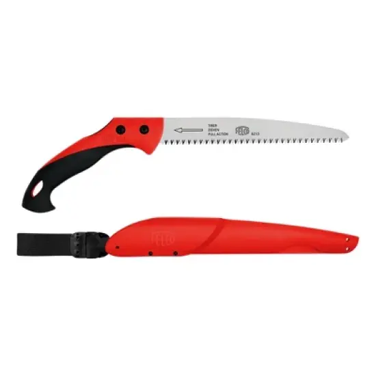 FELCO 621, 9.5in. Impulse Hardened Staight Fixed Blade Pull-Stroke Saw, Sheath Included image {2}