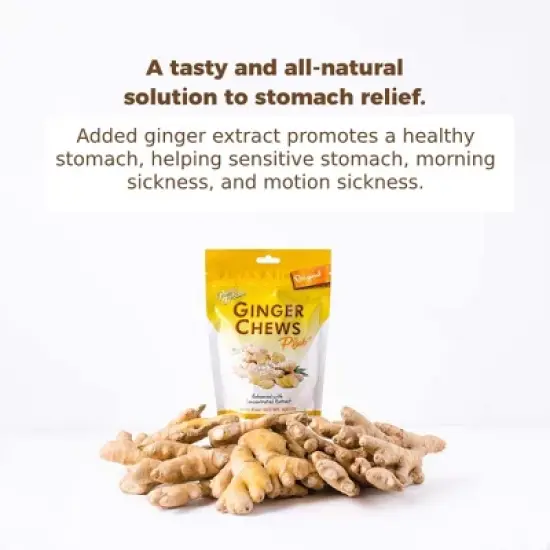 Prince of Peace Ginger Chew Plus+ Original, 3 oz. image {4}