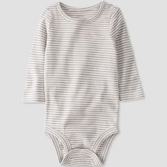 Little Planet by Carter&rsquo;s Baby 3pc Striped Cardigan Set - Sage Green image {1}