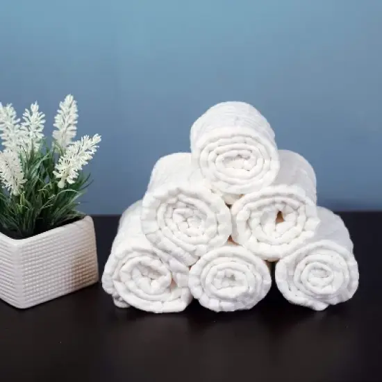 Muslin Burp Cloths Large 100% Cotton by Comfy Cubs image {6}