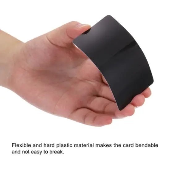 Unique Bargains Blank PVC Waterproof Bendable Printer Badges ID Card 10 Pcs image {3}