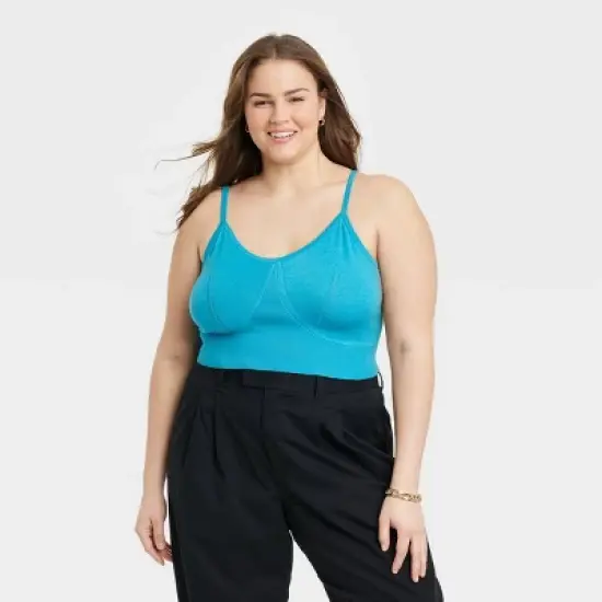 Women's V-Neck Bralette Sweater - A New Day&trade; image {4}