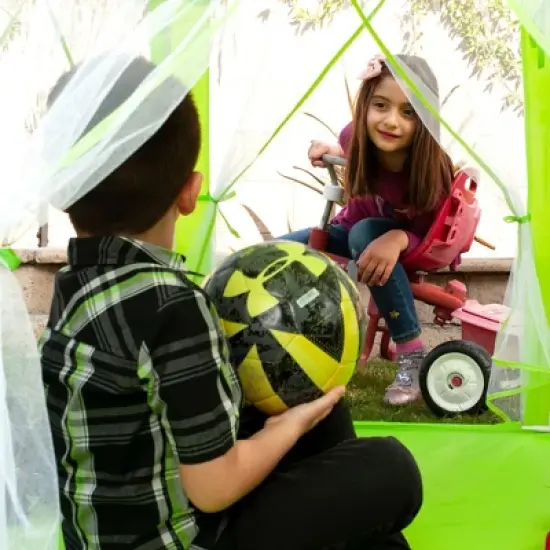 Ningbo Zhongying Leisure Products Green Hexagon Fantasy Castle Play Tent | 53 x 47 x 55 Inches image {2}