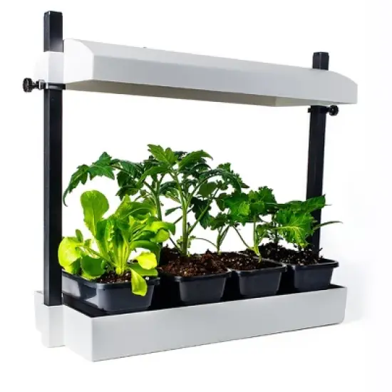 SunBlaster SL1600199 T5HO Micro T5 Grow Light Garden w/Reflector & 4 Seedling Trays for Flower, Herbs, and Veggie Seed Starting or Plant Propagation image {2}
