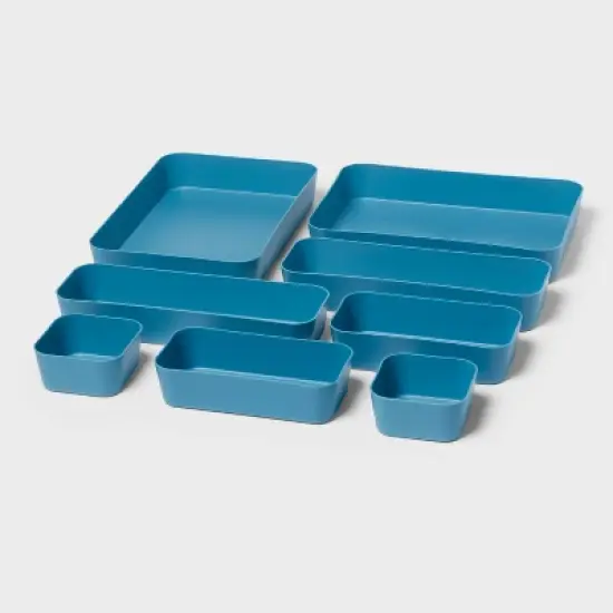 Set of Drawer Organizers Navy Blue, Teacher Supplies - up&up&trade; image {3}