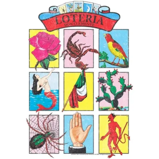 Women's Loteria Colorful Tabla T-Shirt image {1}