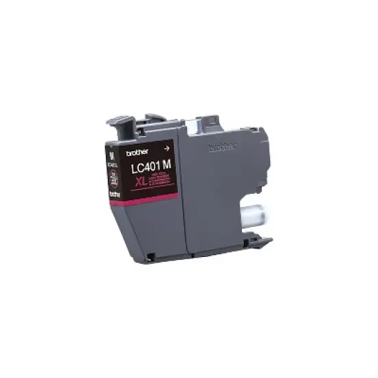 Brother LC401 Magenta High Yield Ink Cartridge Prints Up to 500 Pages (LC401XLMS) image {3}