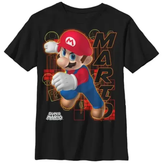 Boy's Nintendo Mario Determination T-Shirt image {3}