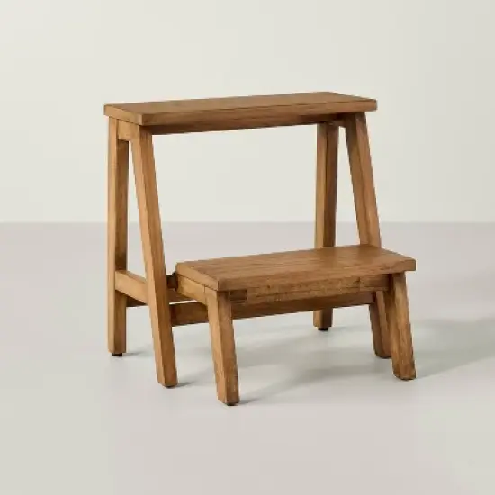 18" Wood Kitchen Step Stool - Hearth & Hand&trade; with Magnolia image {7}