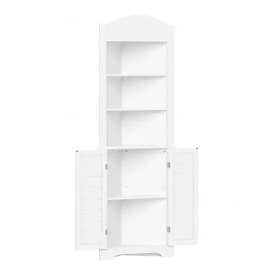 Brookfield Tall Corner Cabinet White - RiverRidge Home image {4}