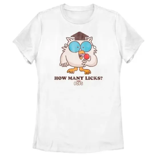 Women's Tootsie Pop Mr. Owl How Many Licks T-Shirt image {3}