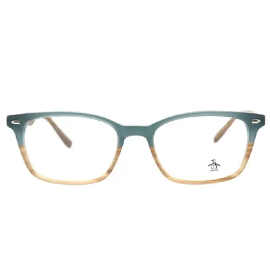 Original Penguin The Clyde RP Unisex Rectangle Eyeglasses Matte Reflecting Pond 50mm image {1}