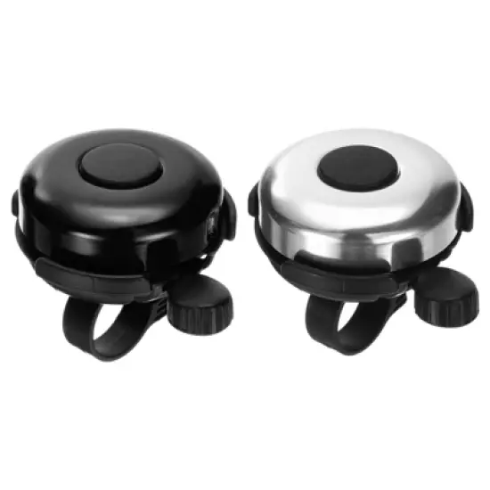 Unique Bargains Aluminum Loud Clear Sound Classic Scooters Bicycle Bells 2 Pcs 2.3" image {6}