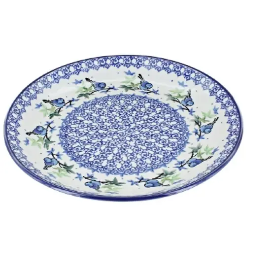 Blue Rose Polish Pottery Ceramika Artystyczna Dinner Plate image {11}